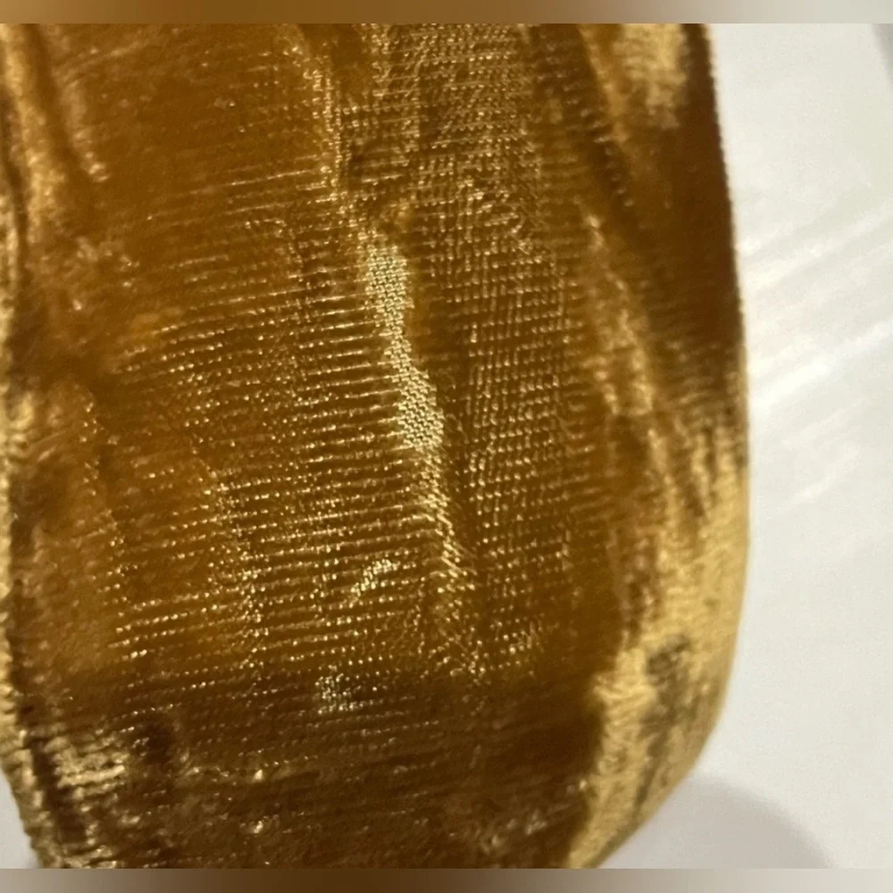 NWT Pottery Barn Gold Noel Bear